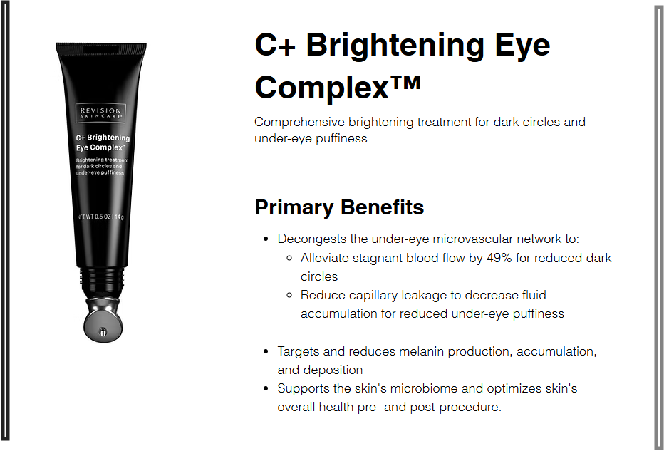 C+ Brightening Eye Complex™- REVISION SKINCARE